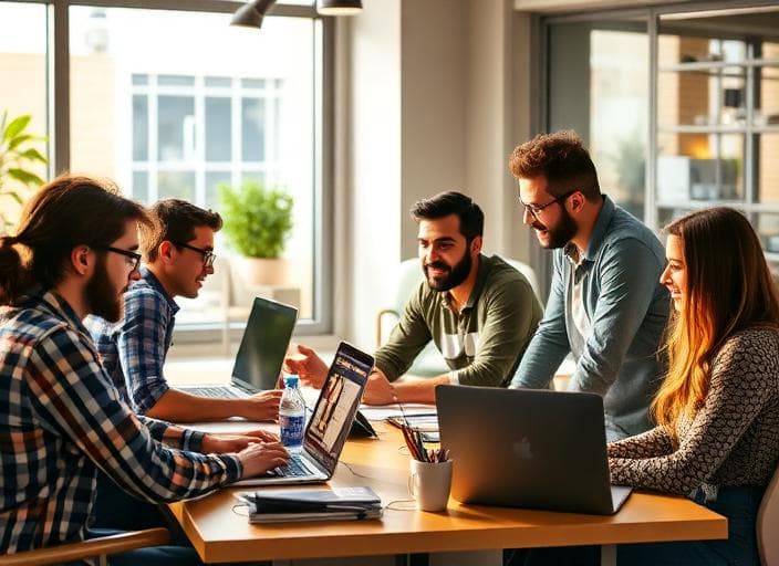 Anisco engineering team collaborating