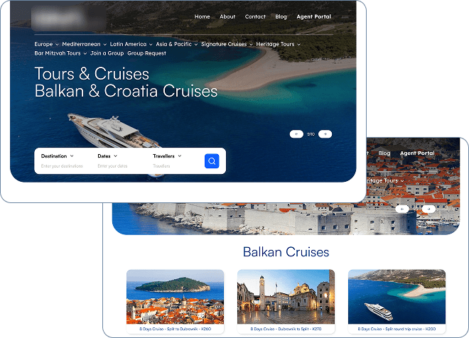 Travel Booking Platform screenshot